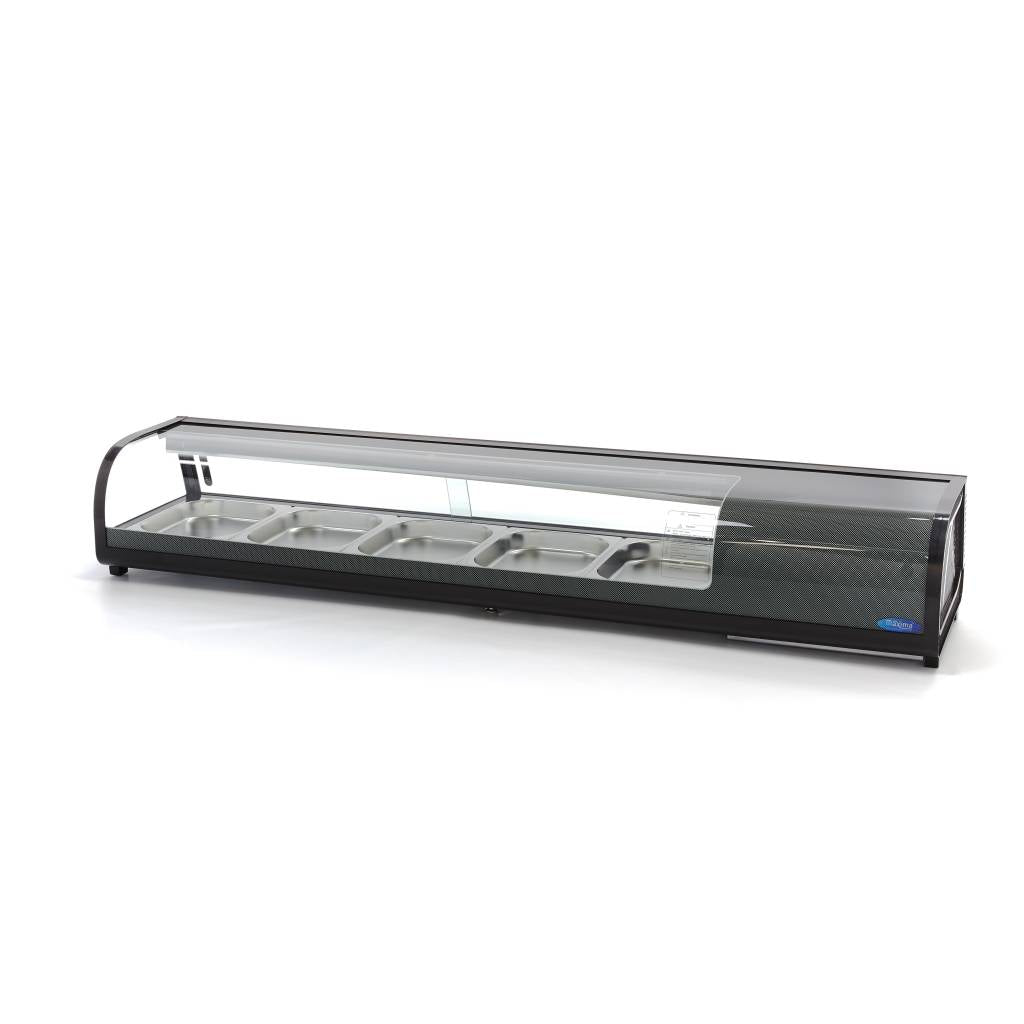 Maxima Sushi and Tapas Display, 132 L, 5 x 1/2 GN, product photo