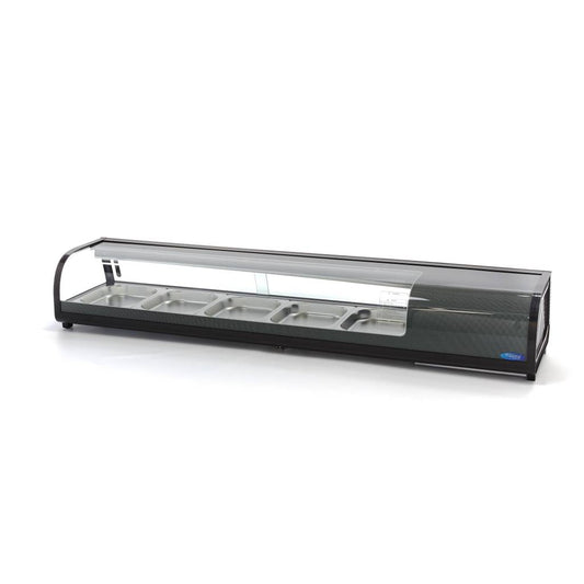 Maxima Sushi and Tapas Display, 132 L, 5 x 1/2 GN, product photo