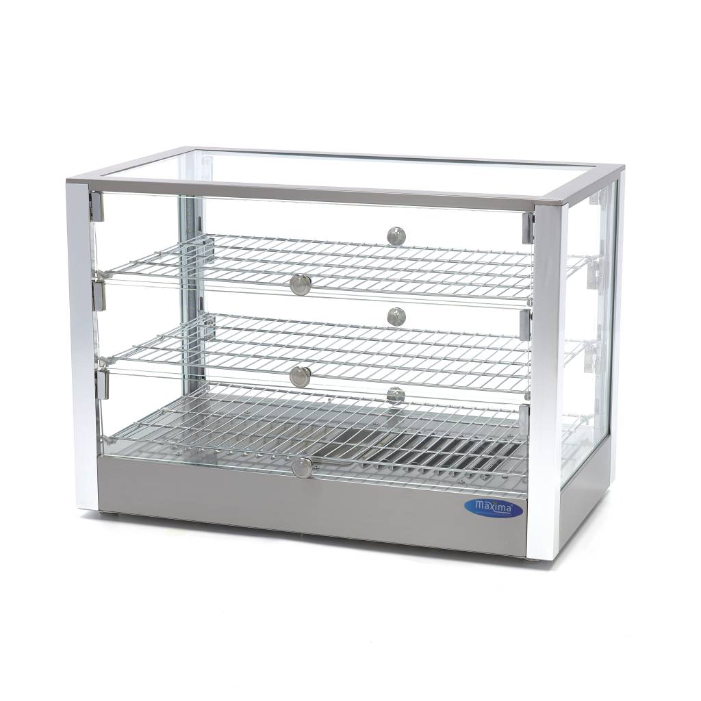 Maxima Heated Food Display, 115 L, 3 Shelves, product photo