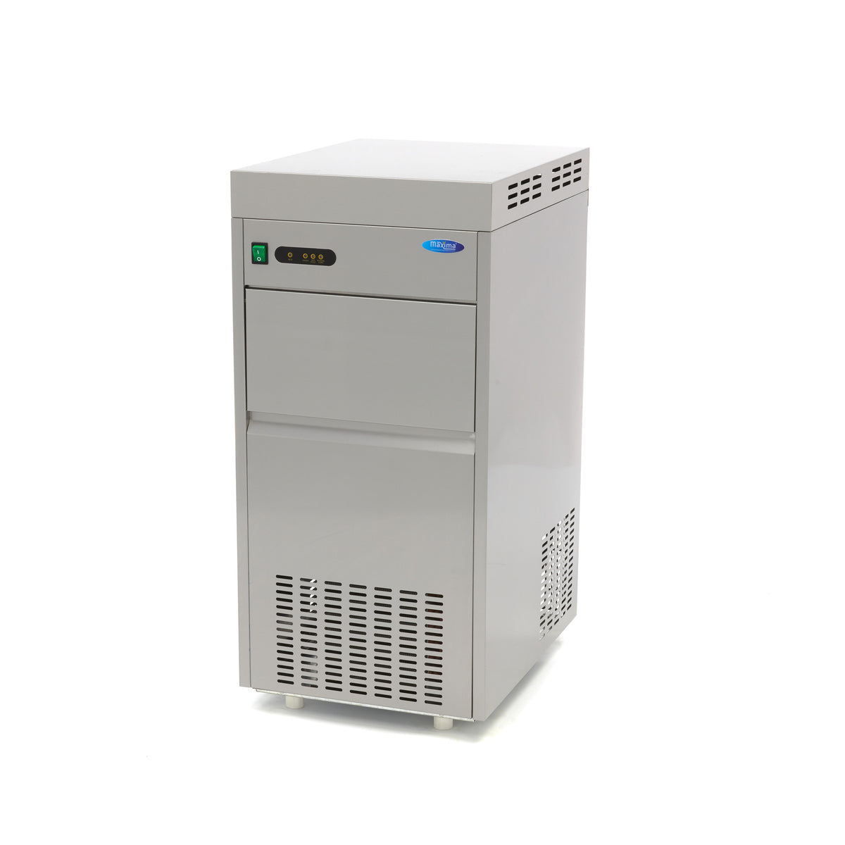 Maxima Crushed Ice Machine M-ICE 85, Air-Cooled, 20 kg Bin, product photo