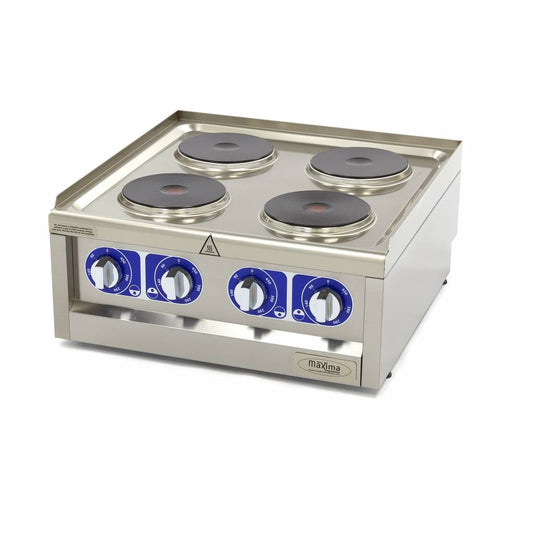 Maxima Commercial Grade Cooker, 4 Electric Burners, 7 kW, product photo