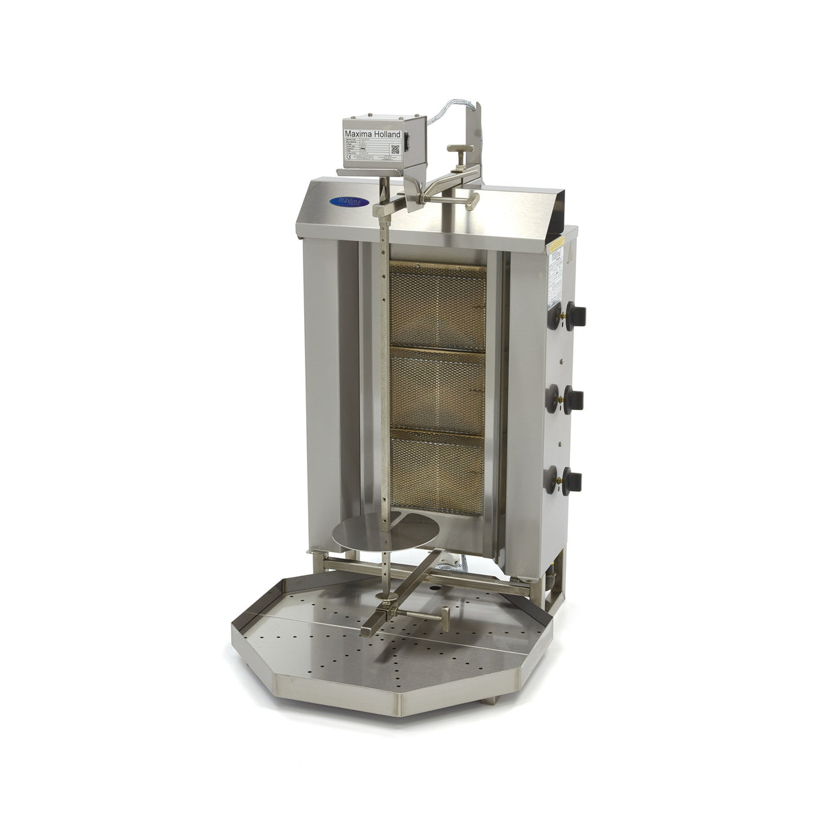 Maxima Kebab Grill, 3 Burners, 30 kg Meat, Gas, product photo