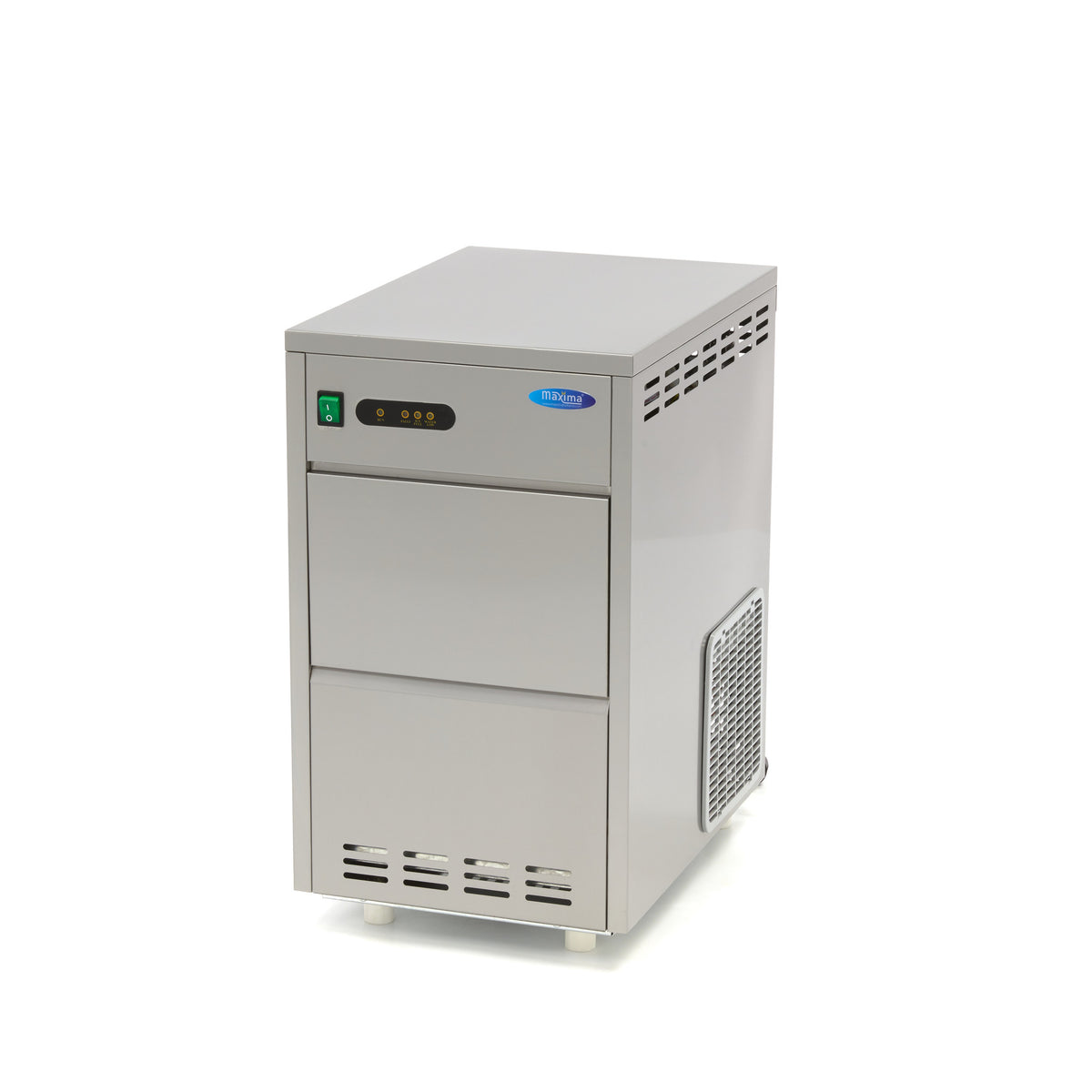 Maxima Crushed Ice Machine M-ICE 30, Water-Cooled, 7 kg Bin, product photo