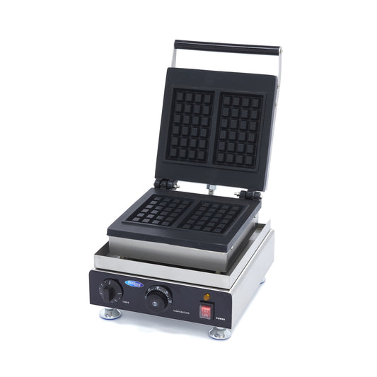 Maxima Belgian Waffle Maker, 2 Waffles, 1900 W, Drip Tray, product photo