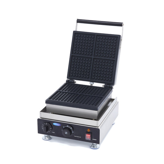 Maxima Mini Square Waffle Maker, 4 Waffles, product photo