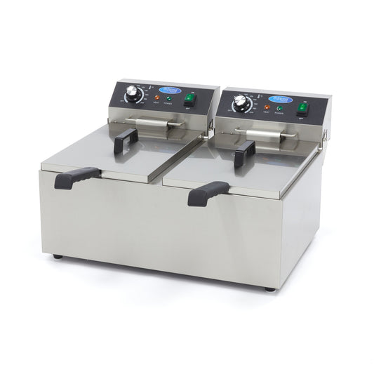 Maxima Double Deep Fryer, 2 x 11 L, up to 2.8 kg Fries, product photo