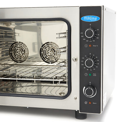 Maxima Combi Steam Oven, 4 x 1/1 GN Trays, Analogue, 6.5 kW, additional view