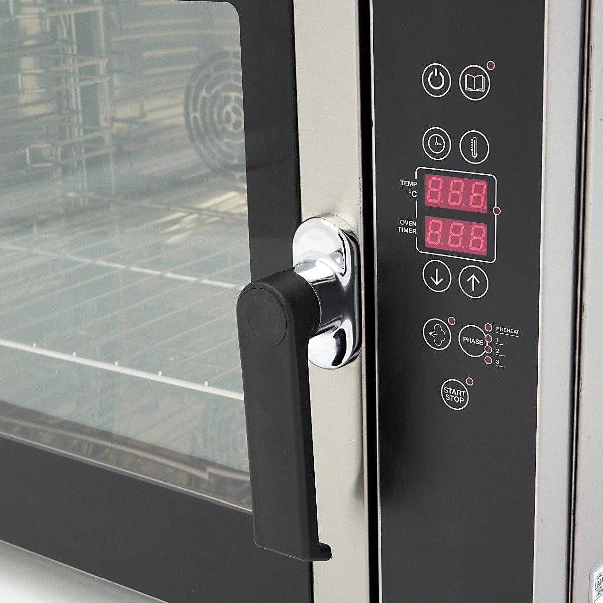 Maxima Combi Steam Oven, 4 x 1/1 GN Trays, Digital Display, 6.5 kW, additional view