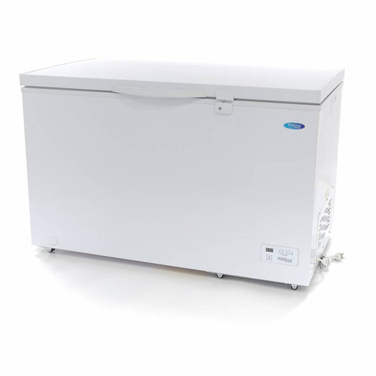 Maxima Chest Freezer, 345 L, 6 Wheels, Hanging Basket, product photo