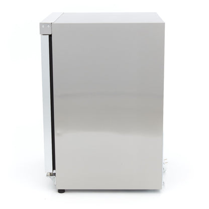 Maxima Fridge 200 L, Stainless Steel, with Glass Door, additional view