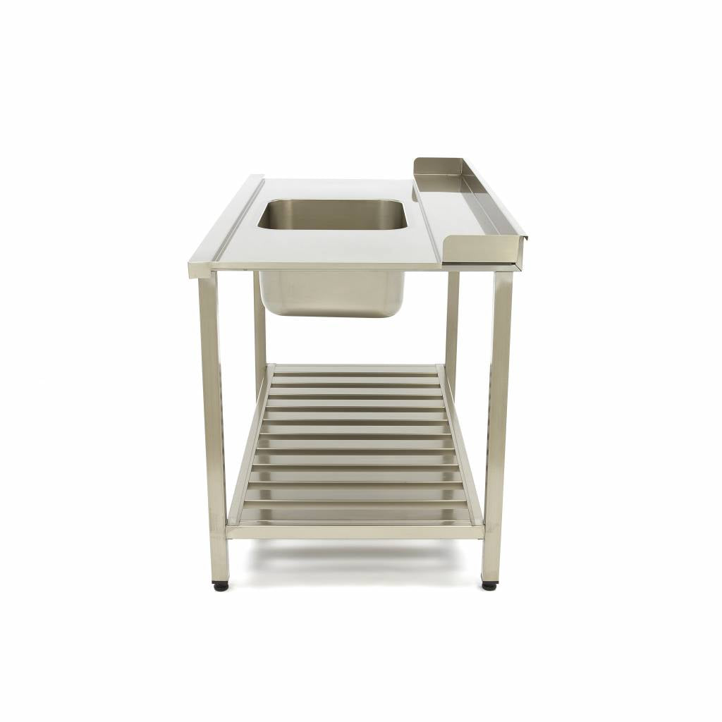 Maxima Dishwasher Table, 140 x 75 cm, Right, with Sink, additional view