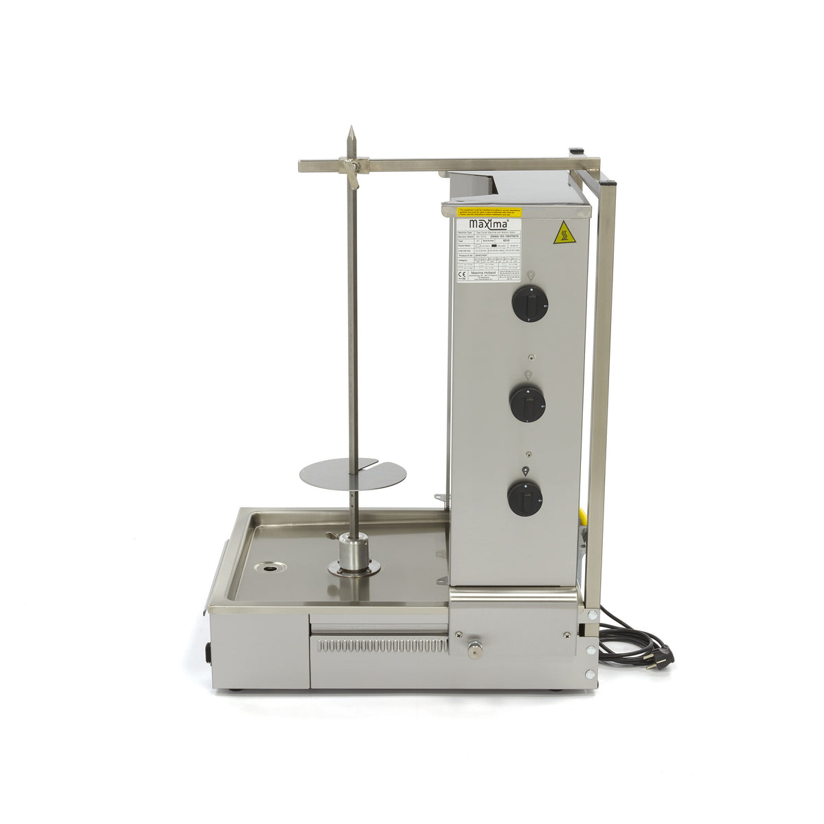 Maxima Kebab Grill, 3 Burners, 40 kg Meat, Gas, additional view