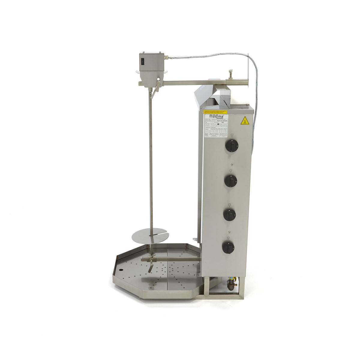 Maxima Kebab Grill, 4 Burners, 50 kg Meat, Gas, additional view