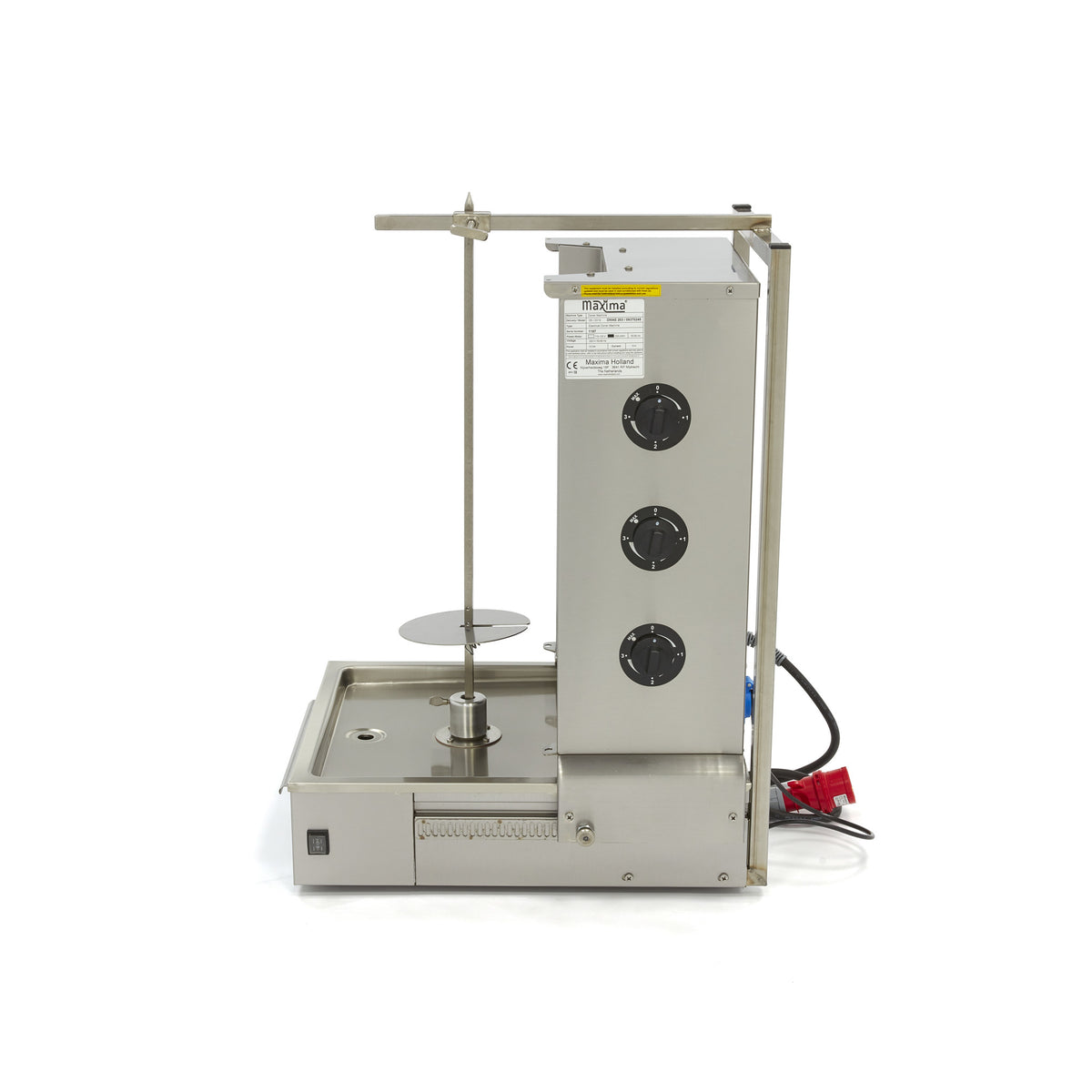 Maxima Kebab Grill, 3 Burners, 40 kg Meat, Electric, additional view