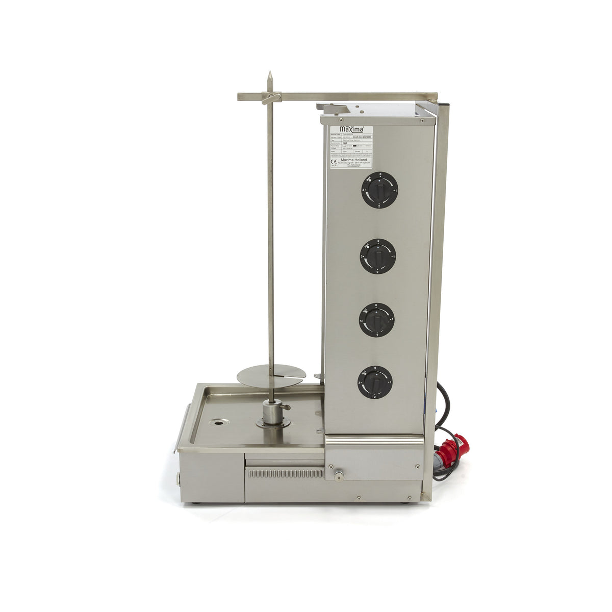 Maxima Kebab Grill, 4 Burners, 70 kg Meat, Electric, additional view