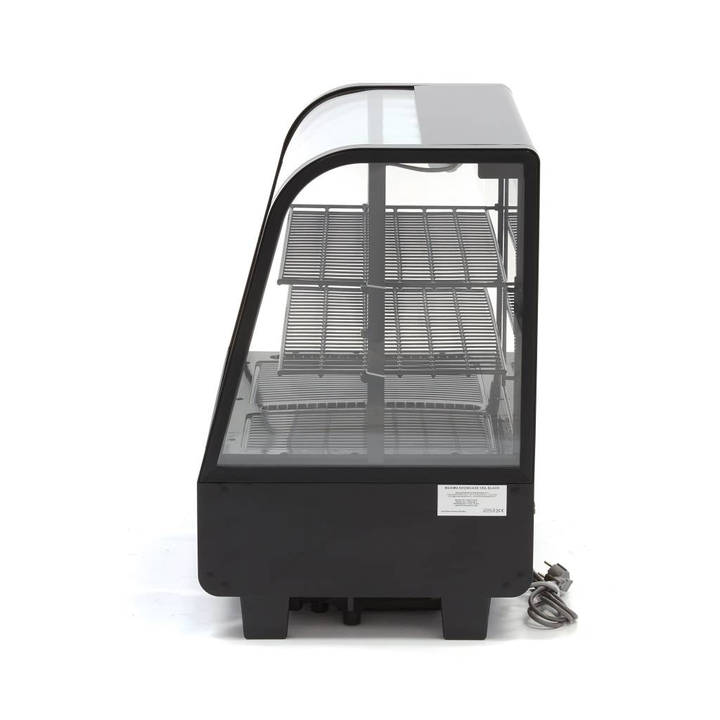 Maxima Display Fridge, 100 L, 68 cm, Black, additional view