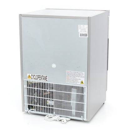 Maxima Upright Freezer, 200 L, 2 Fixed Shelves, Stainless steel, additional view