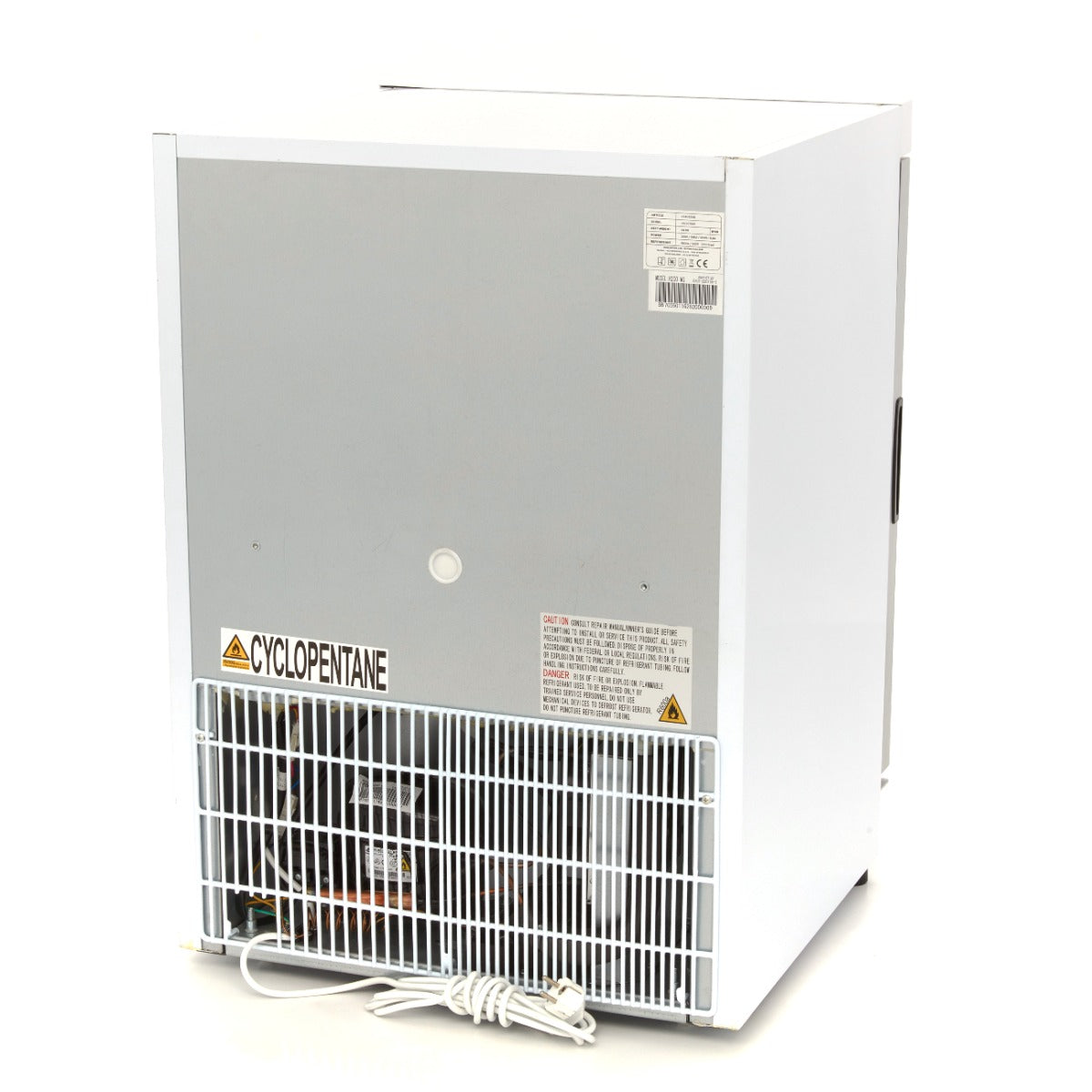 Maxima Fridge 200 L, White, with Glass Door, additional view