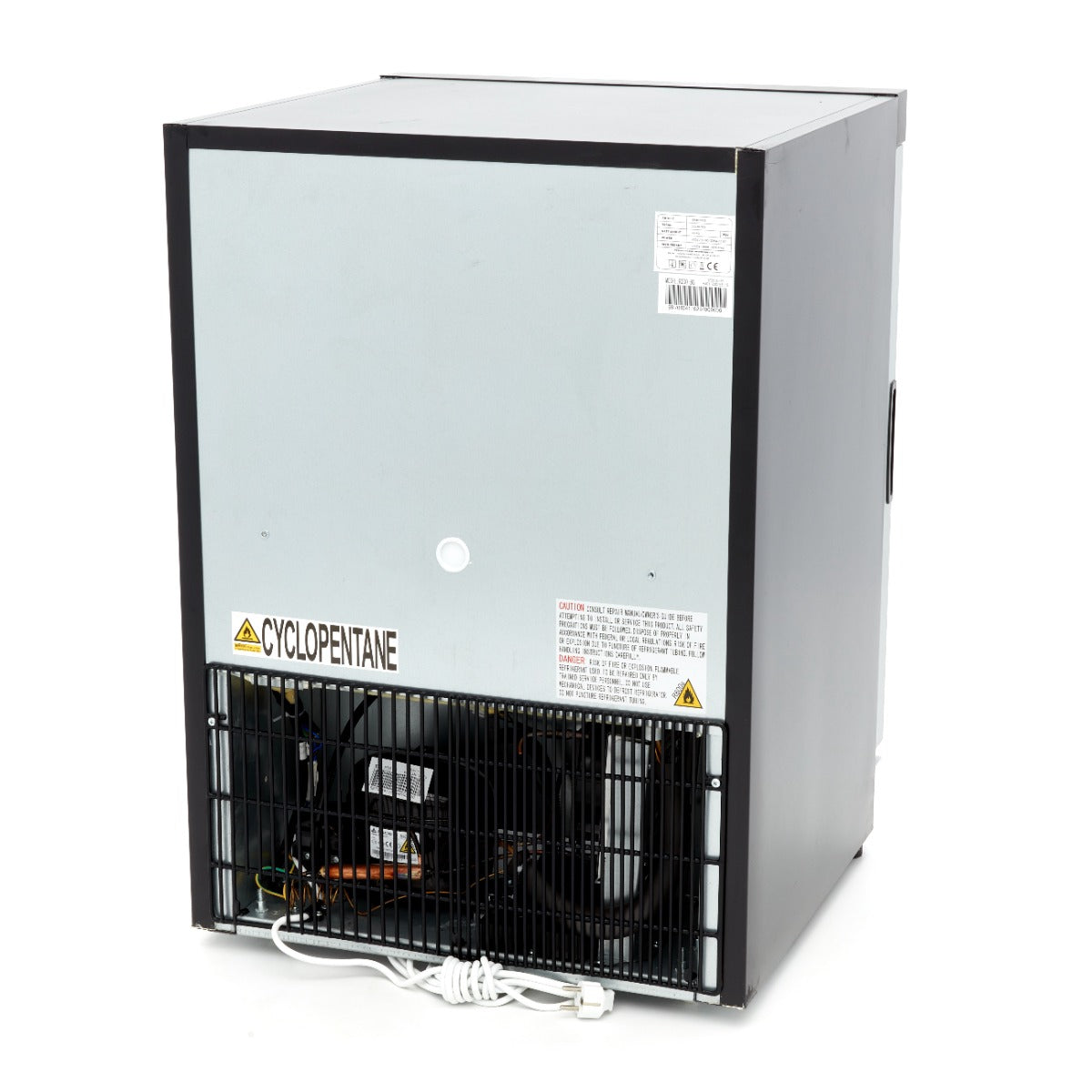 Maxima Fridge 200 L, Black, with Glass Door, additional view