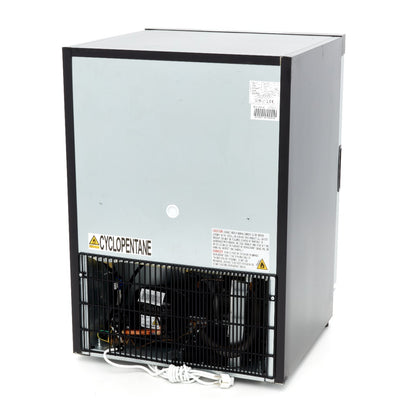 Maxima Fridge 200 L, Black, with Glass Door, additional view