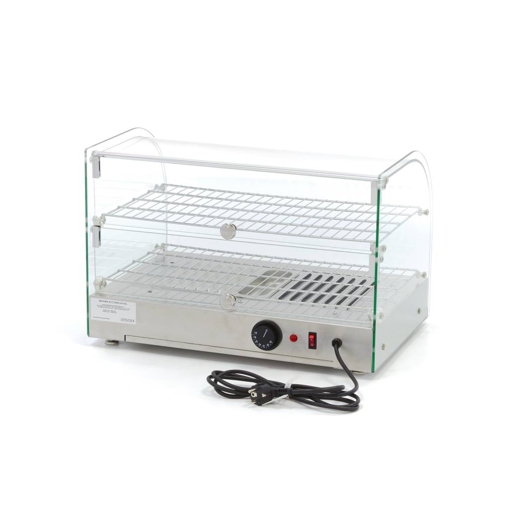 Maxima Heated Food Display, 45 L, 2 Shelves, additional view