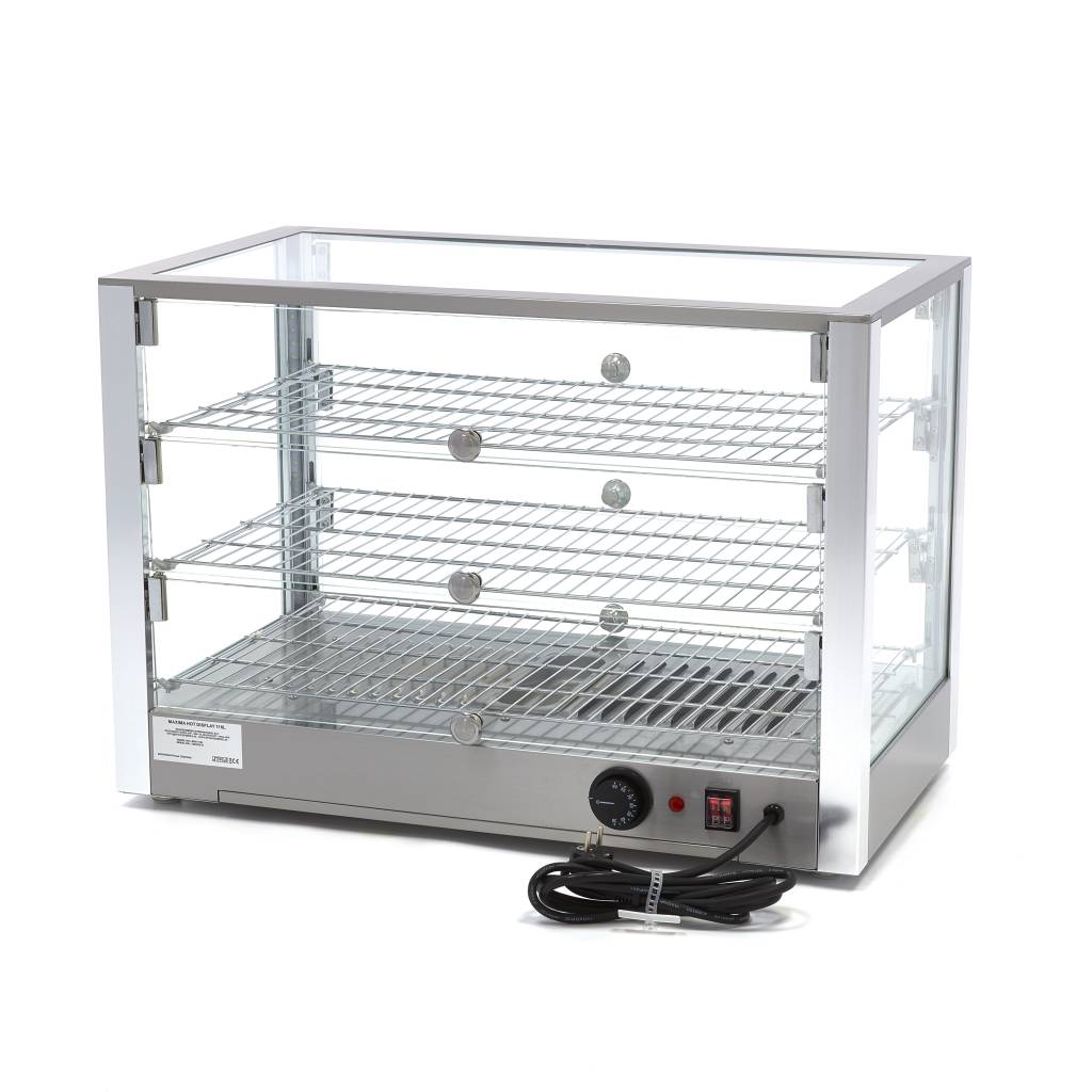 Maxima Heated Food Display, 115 L, 3 Shelves, additional view