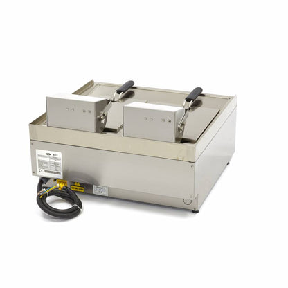 Maxima Cookline Double Deep Fryer, 2 x 10 L, Drain Tap, 400 V, additional view