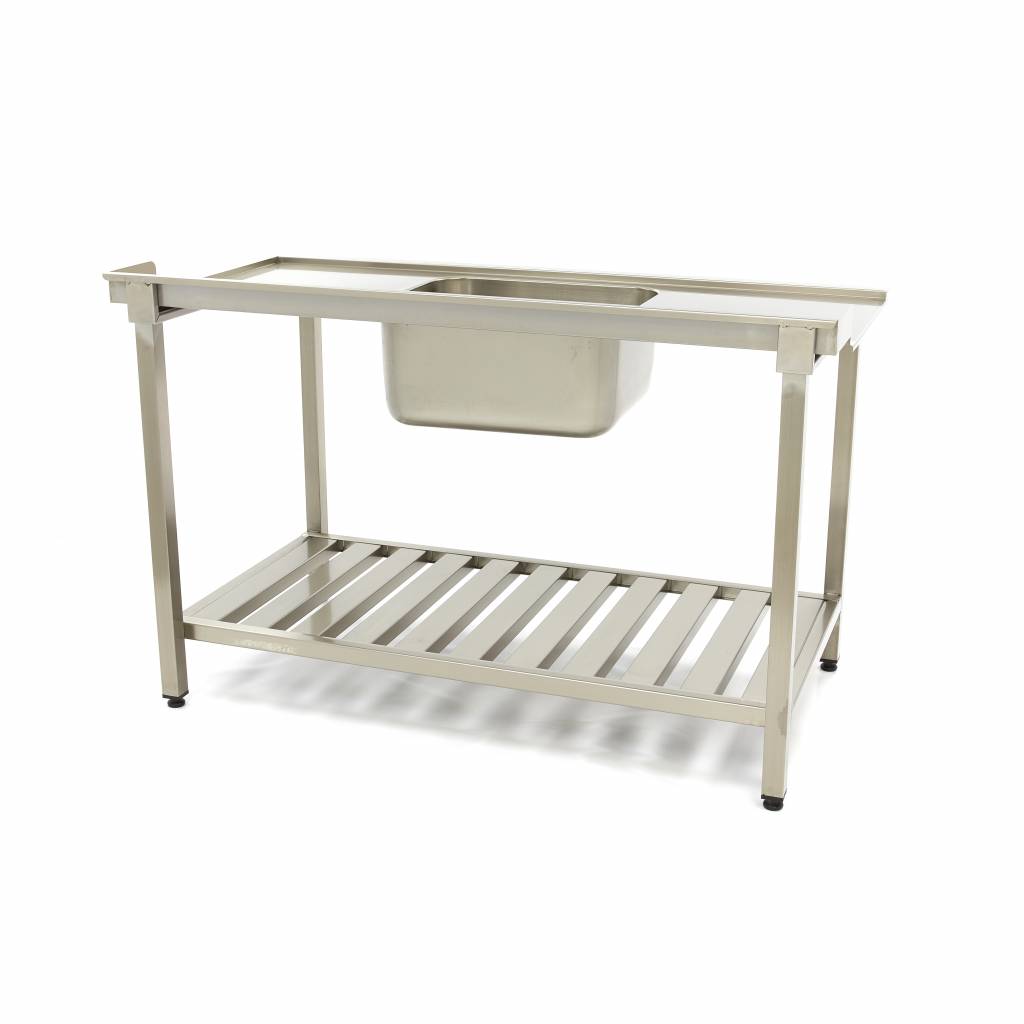Maxima Dishwasher Table, 140 x 75 cm, Right, with Sink, additional view