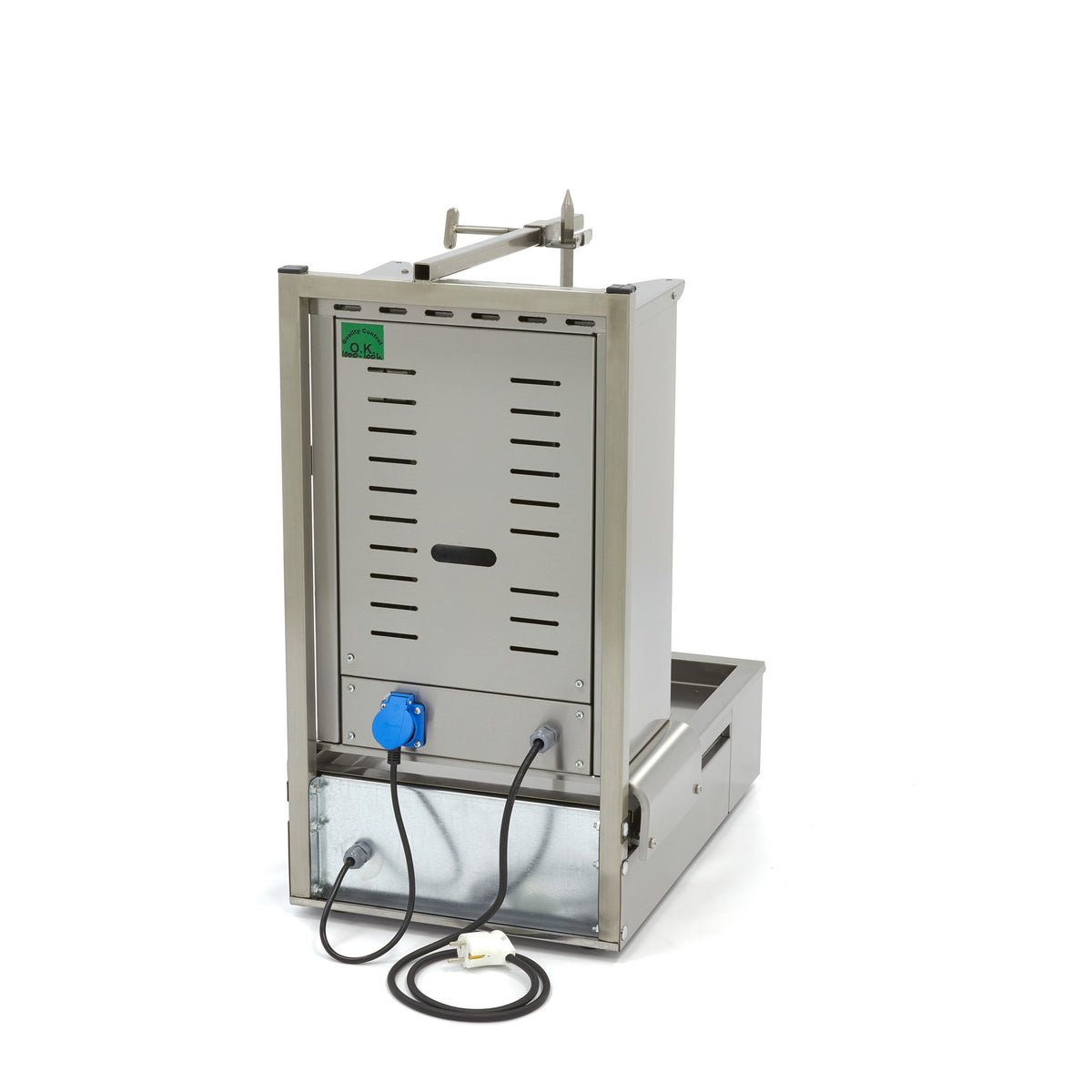 Maxima Kebab Grill, 2 Burners, 20 kg Meat, Electric, Bottom Motor, additional view