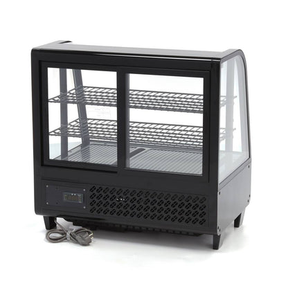 Maxima Display Fridge, 100 L, 68 cm, Black, additional view