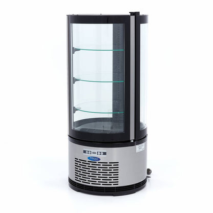 Maxima Round Display Fridge, 100 L, 48 cm, product photo