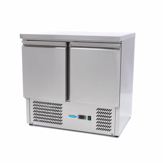 Maxima Counter Fridge, 90 cm, 2 Solid Doors, product photo