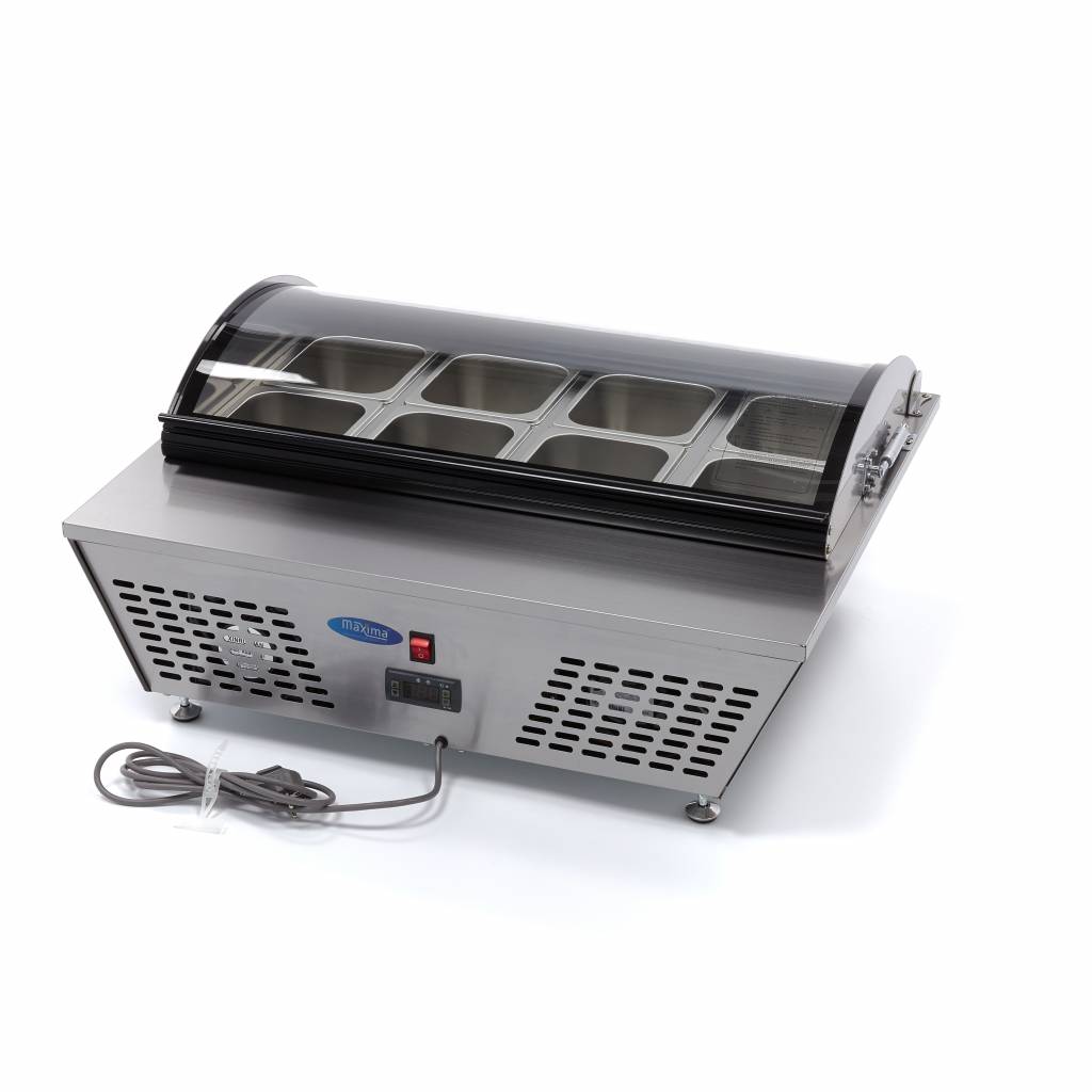 Maxima Tabletop Saladette, 67 L, 8 x 1/6 GN, product photo