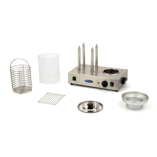 Maxima Hot Dog Warmer, Ø20 x 24cm, 4 Heating Rods, additional view