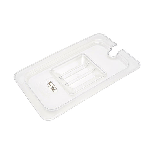 Maxima Gastronorm Lid, 1/6 GN, Polycarbonate, Recess, product photo