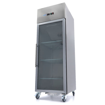Maxima Upright Freezer, 700 L, Glass Door, GN 2/1, 3 Shelves, product photo