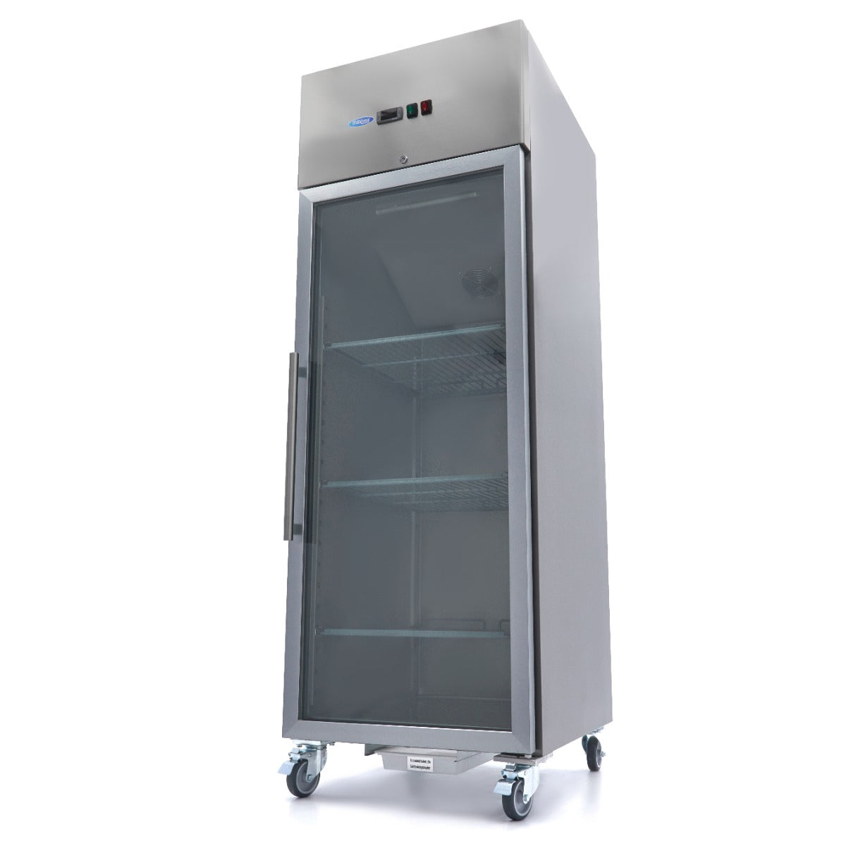 Maxima Upright Freezer, 600 L, Glass Door, GN 2/1, 3 Shelves, product photo