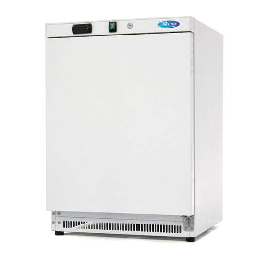 Maxima Upright Freezer, 200 L, 2 Fixed Shelves, White, product photo