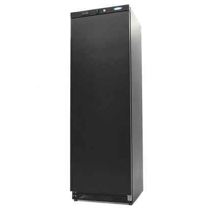 Maxima Upright Freezer, 400 L, 6 Fixed Shelves, Black, product photo