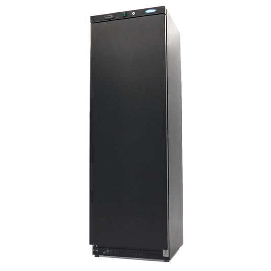 Maxima Upright Freezer, 400 L, 6 Fixed Shelves, Black, product photo