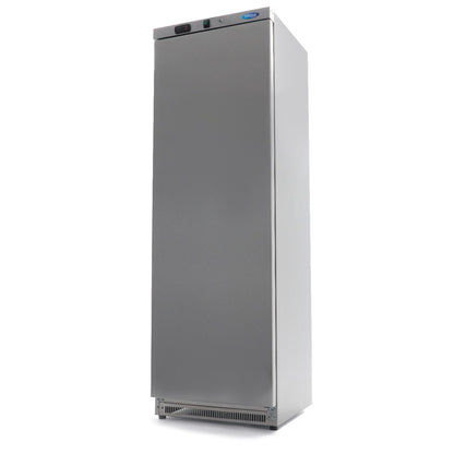 Maxima Fridge 400 L, 4 Adjustable Shelves, Stainless Steel, product photo