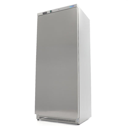Maxima Fridge 600 L, 4 Adjustable Shelves, Stainless Steel, product photo