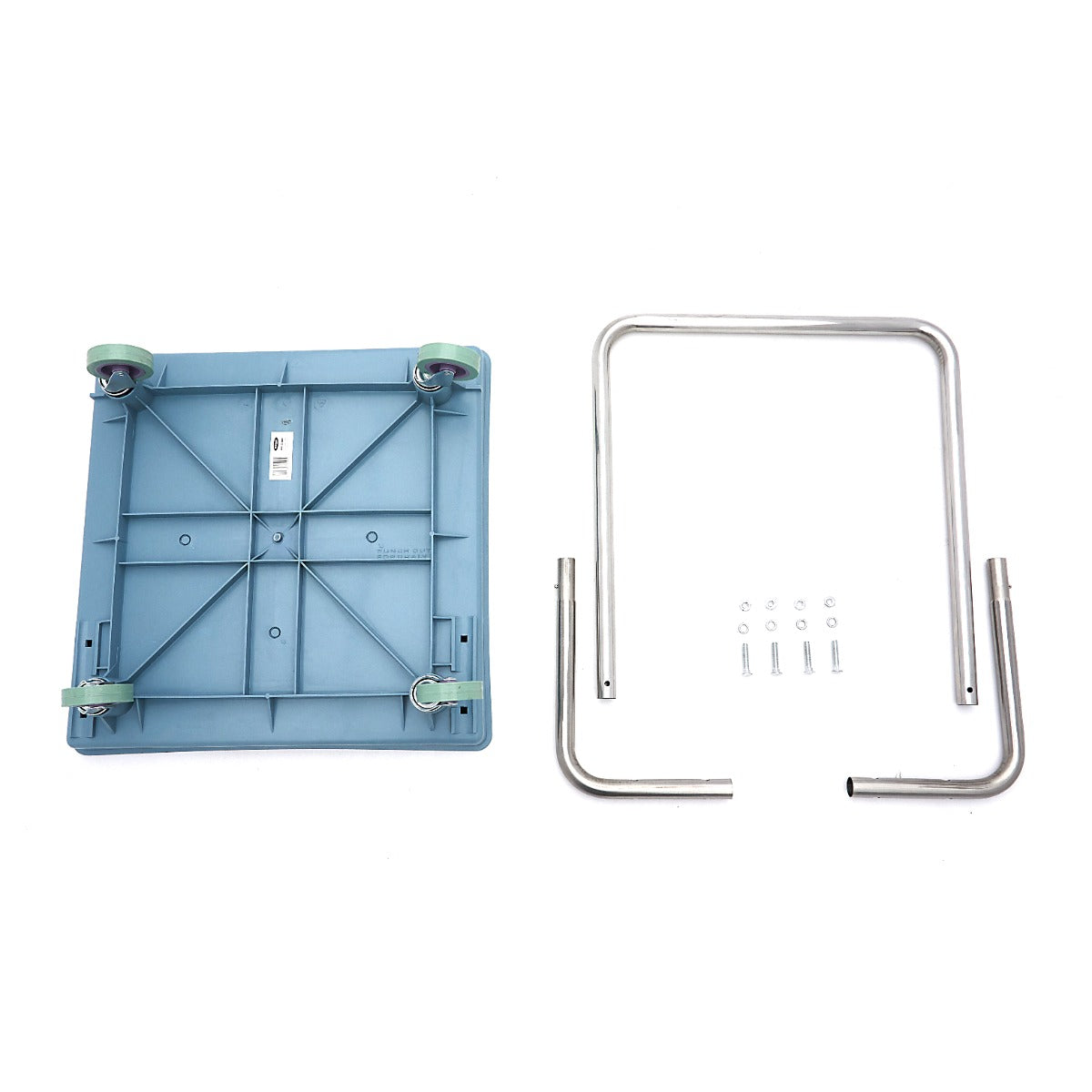 Maxima Dishwasher Rack Trolley, 54 x 60 cm, Foldable Handle, additional view