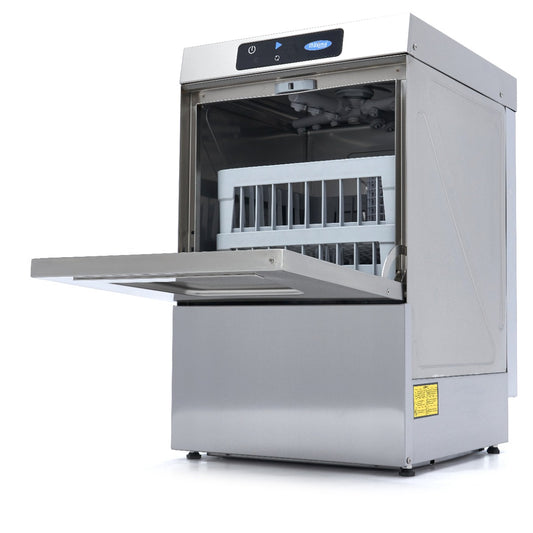Maxima Undercounter Dishwasher, 40x40cm, Digital, Drain/Rinse/Soap, product photo