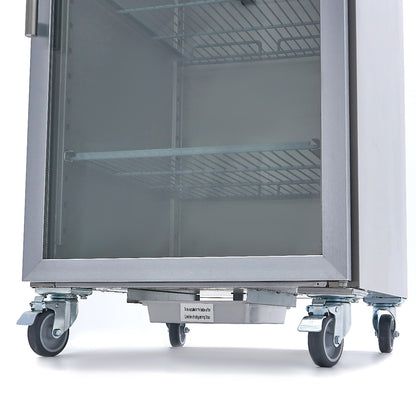 Maxima Fridge 600 L, 2/1 GN, Glass Door, Stainless Steel, additional view