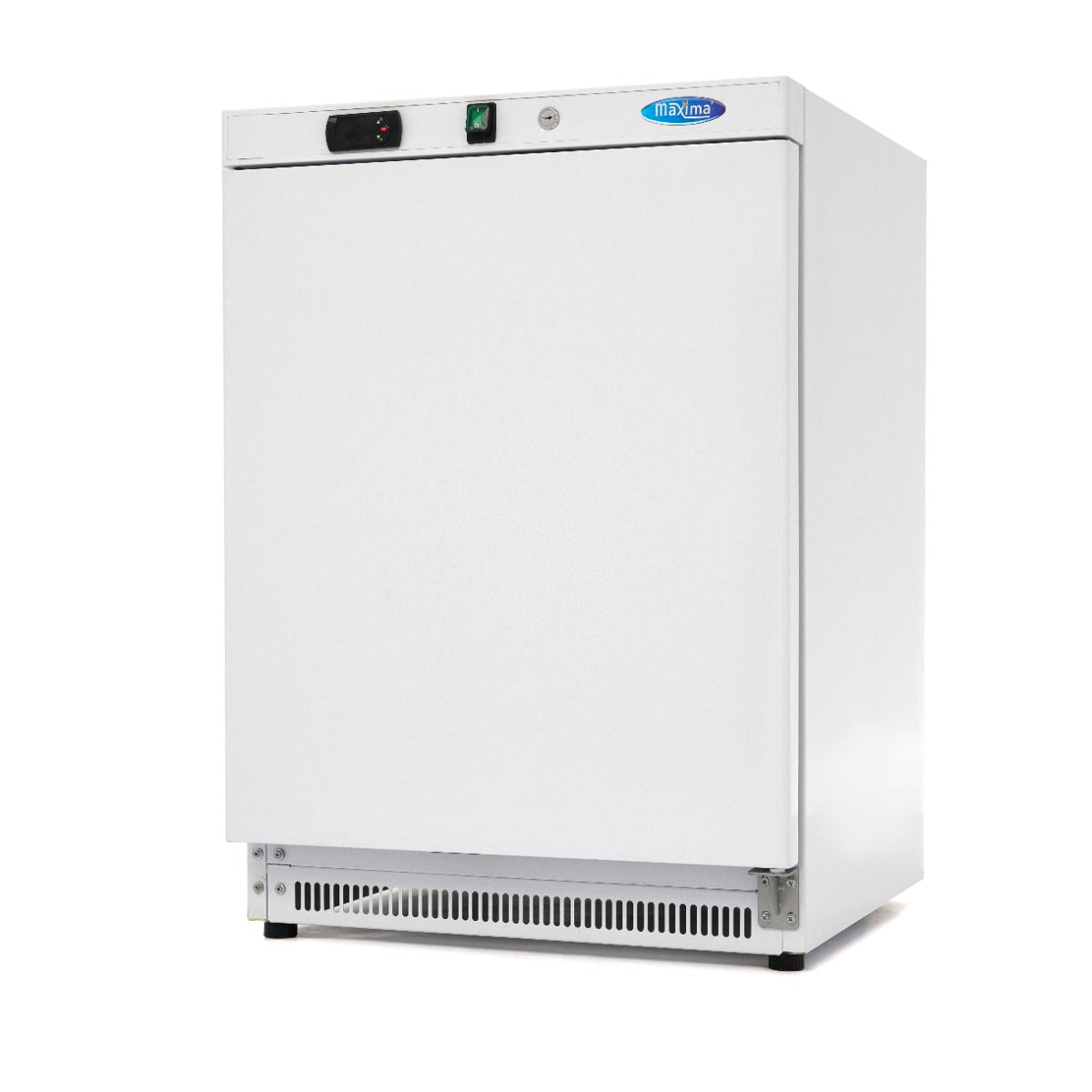 Maxima Fridge 200 L, 3 Adjustable Shelves, White, product photo