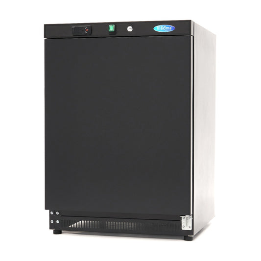 Maxima Fridge 200 L, 3 Adjustable Shelves, Black, product photo