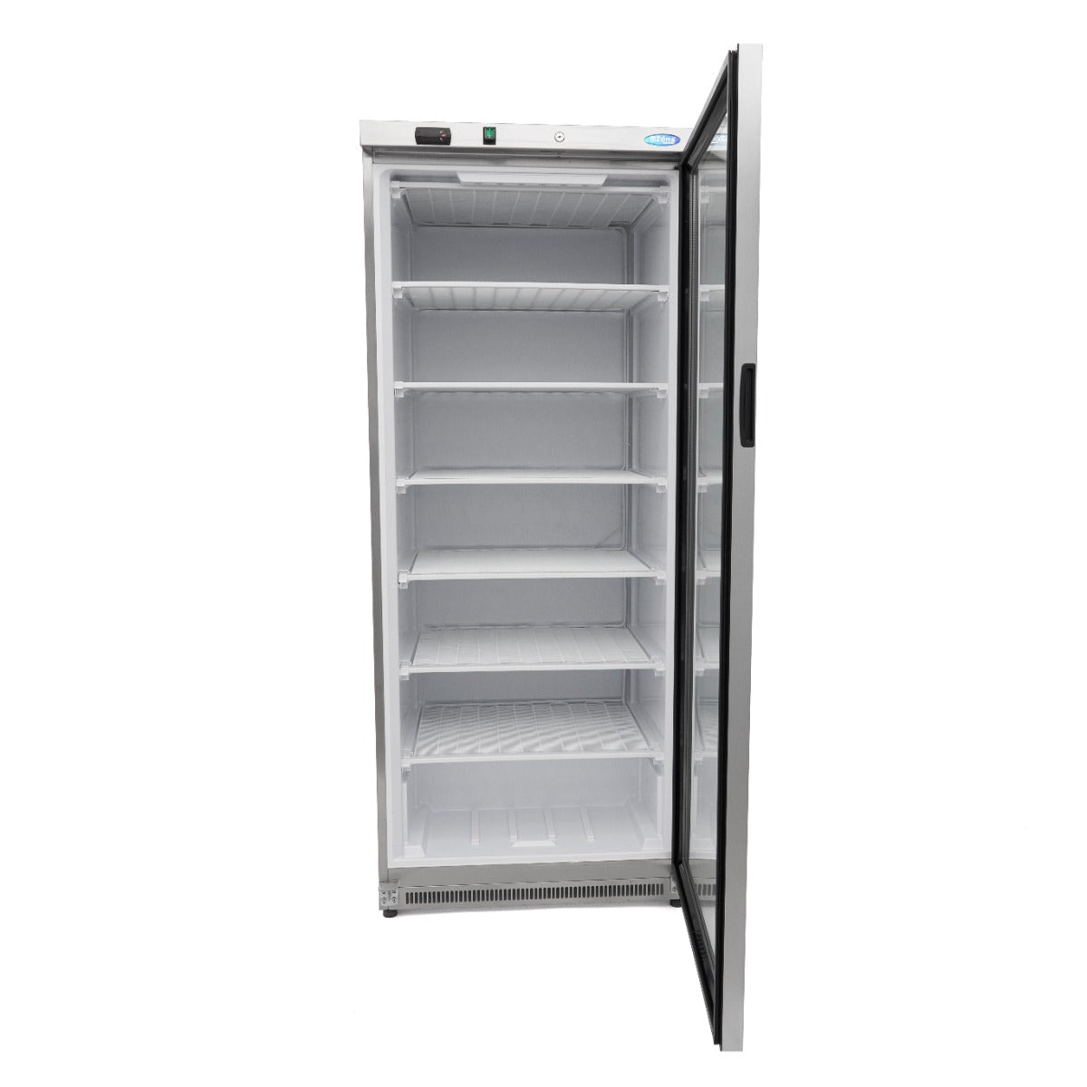 Maxima Upright Freezer, 600 L, Glass Door, Stainless steel, additional view