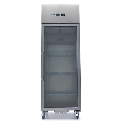Maxima Fridge 600 L, 2/1 GN, Glass Door, Stainless Steel, additional view