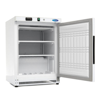 Maxima Upright Freezer, 200 L, 2 Fixed Shelves, White, additional view